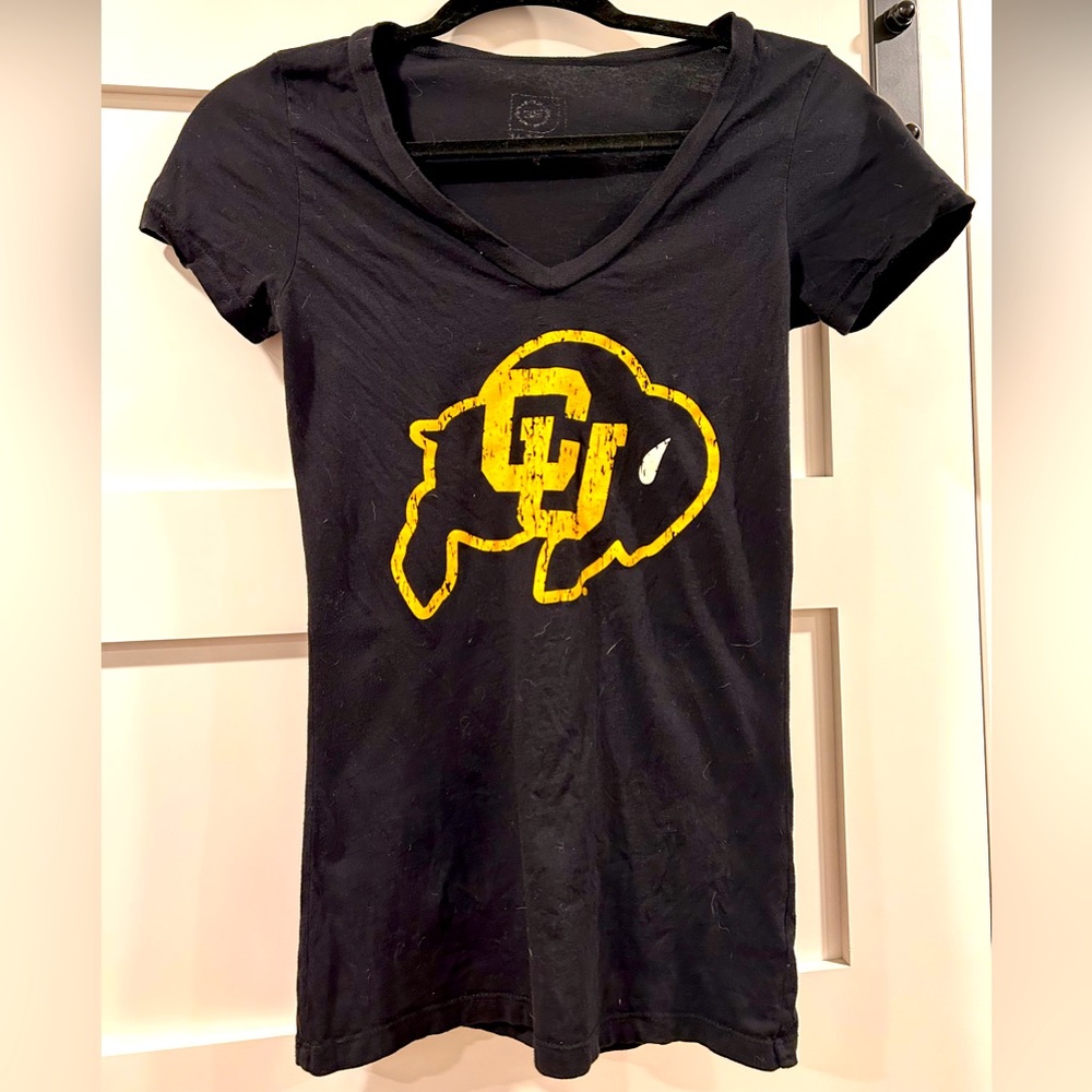 University of Colorado Women’s black v-neck